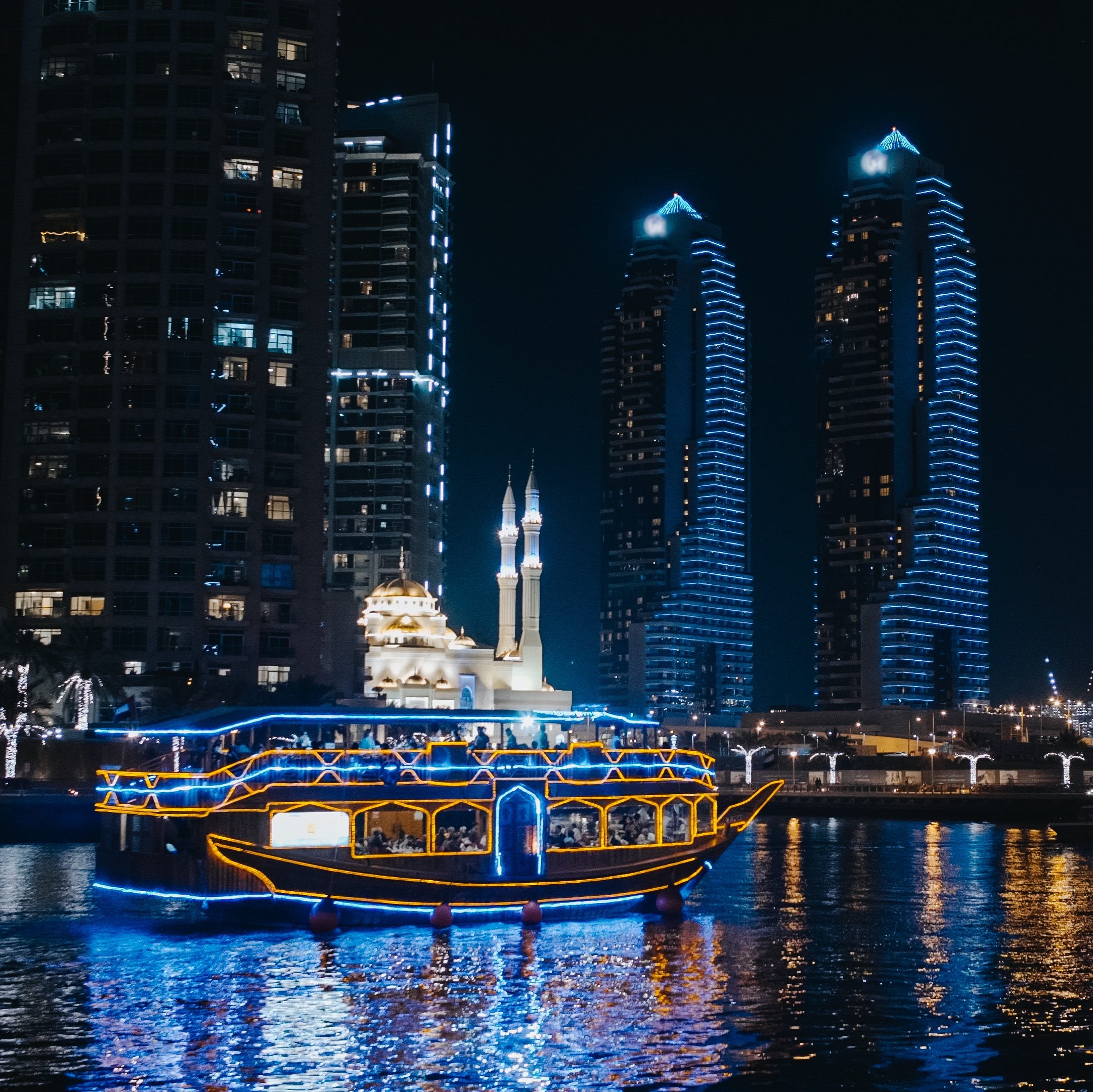 Sightseeing Dhow Cruise Dinner - Dubai Creek.