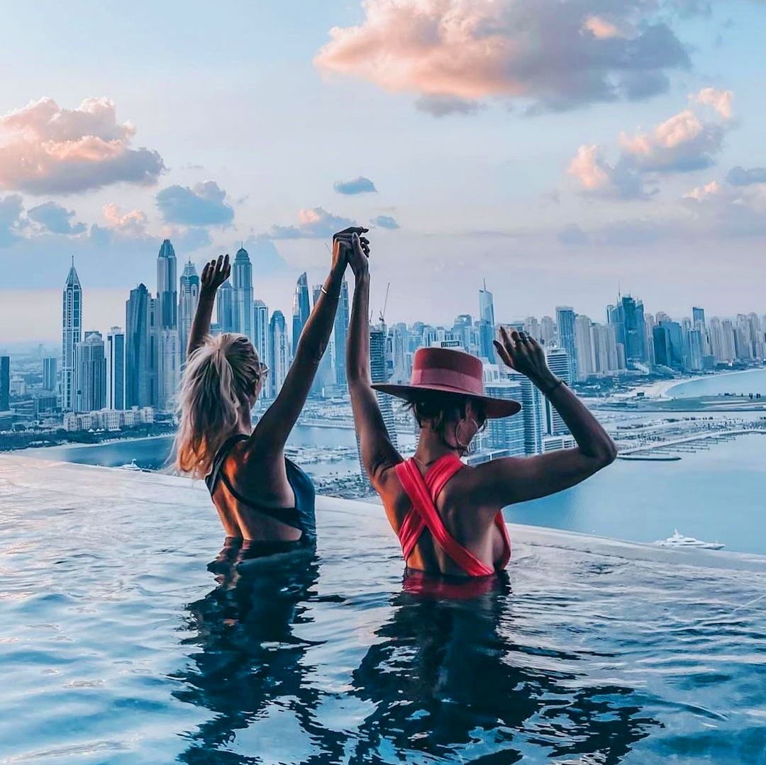 Sun Rise AURA SkyPool at the Palm Jumeirah (Private Transfer)